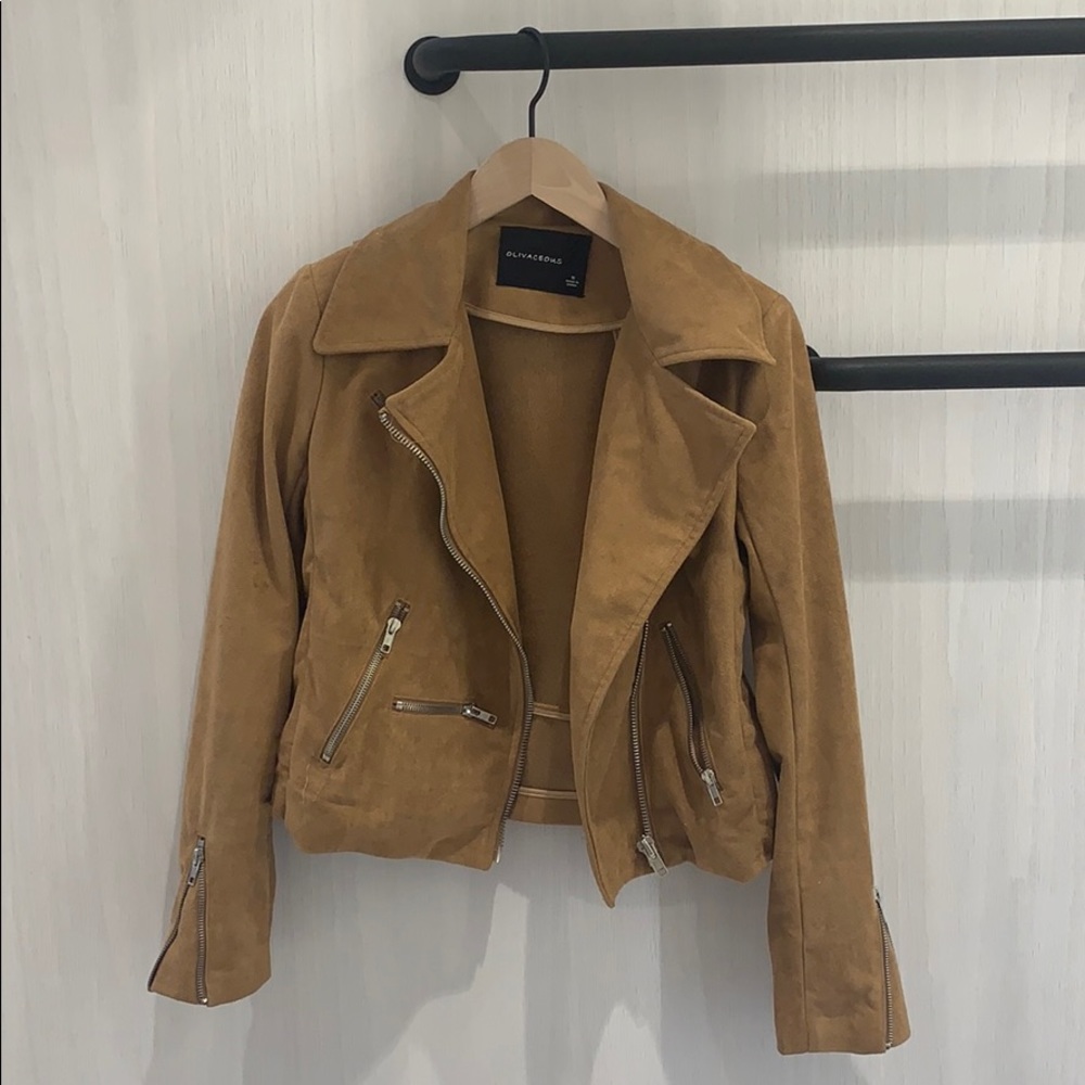 Brown/camel suede jacket